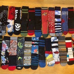 Men's Stance Socks Surf Skateboarding Snowboarding Lot Size  L - XL - 9-13